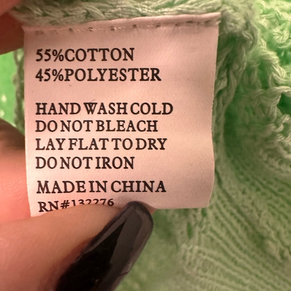 Mint Green Knit Top with Gold Accents - Women - Picture 6 of 6